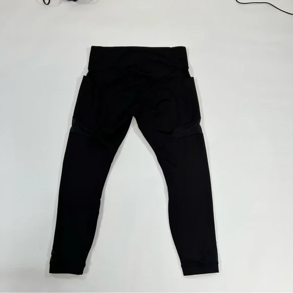 ♠️Member’s Mark Compression Ankle Leggings XL Black | Mesh Detail Pockets - Picture 5 of 5